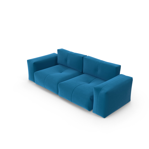 Blue Sofa PNG & PSD Images