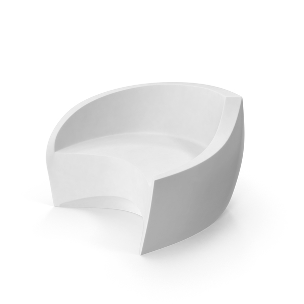 White Plastic Loveseat PNG & PSD Images