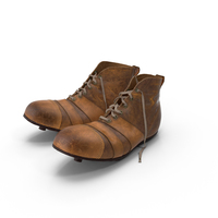 Vintage Football Boots PNG & PSD Images