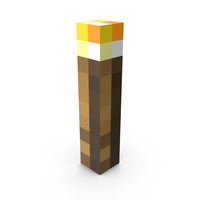 Minecraft Torch PNG & PSD Images
