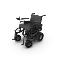 电动轮椅PNG和PSD图像
