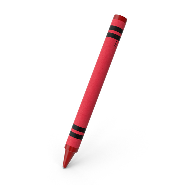 Red Crayon PNG & PSD Images