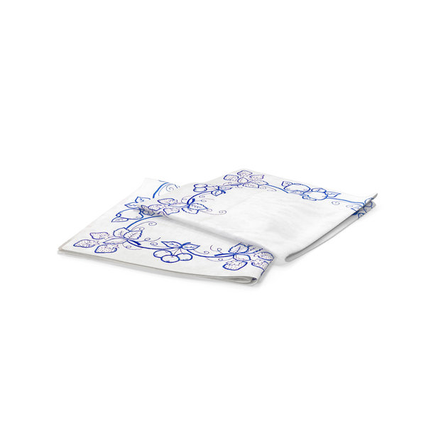 Printed Napkin PNG & PSD Images