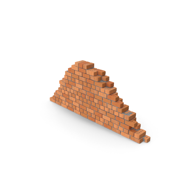 Brick Wall Section PNG & PSD Images
