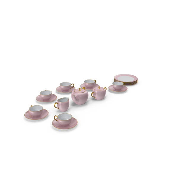Princess Tea Set PNG & PSD Images