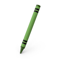Green Crayon PNG & PSD Images