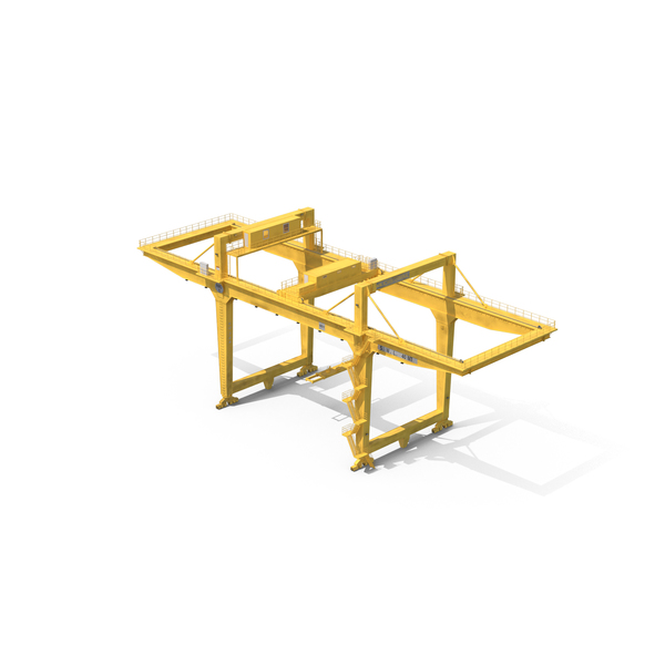 Rail Mounted Gantry Container Crane PNG & PSD Images