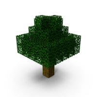 Minecraft Tree PNG & PSD Images