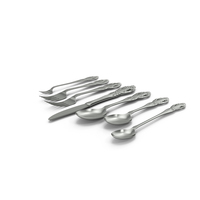 Formal Silverware Set PNG & PSD Images