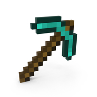 Minecraft Pickaxe PNG & PSD Images