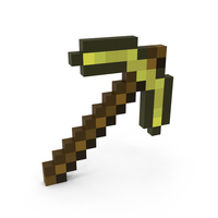 Minecraft Pickaxe PNG & PSD Images