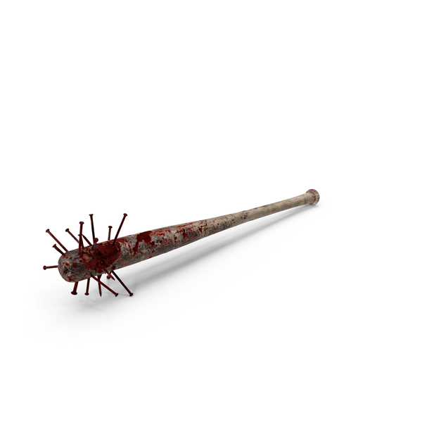 Baseball Bat with Nails PNG & PSD Images