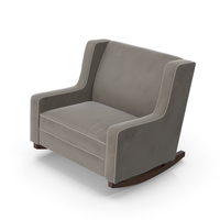 Grey Rocking Chair PNG & PSD Images