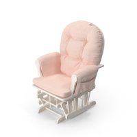 Pink Rocking Chair PNG & PSD Images