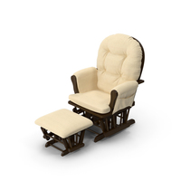 Padded Rocking Chair PNG & PSD Images