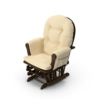 Padded Rocking Chair PNG & PSD Images