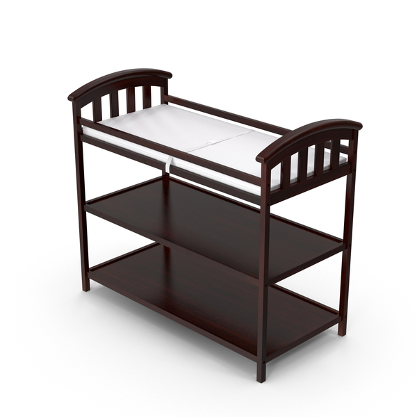 Brown Changing Table PNG & PSD Images