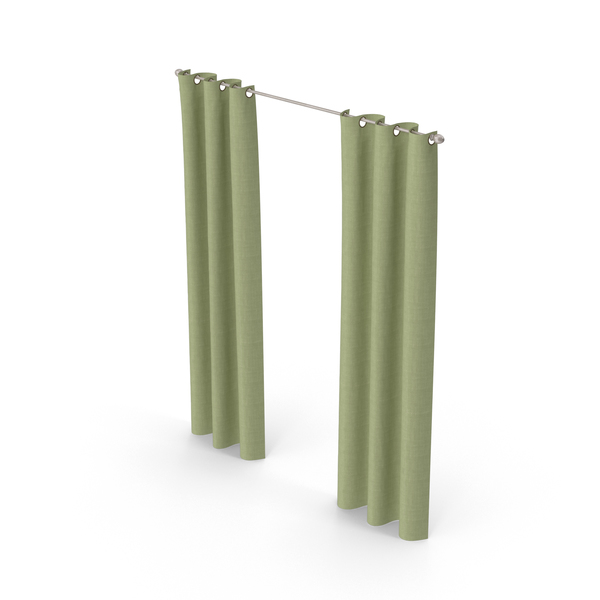 Green Curtains PNG & PSD Images
