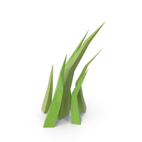 Low Poly Grass PNG & PSD Images