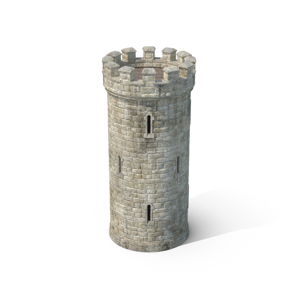 Round Turret PNG & PSD Images