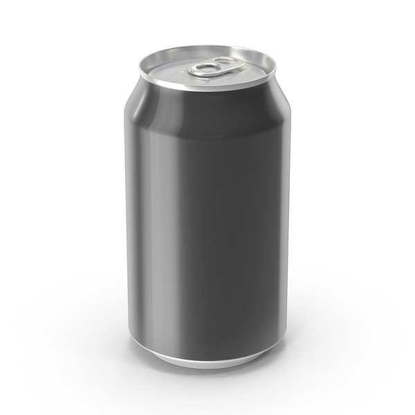 Generic Black Can 355ml PNG & PSD Images