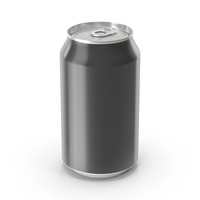 Generic Black Can 355ml PNG & PSD Images