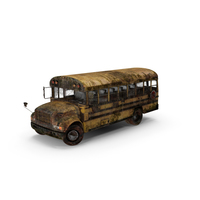 Weathered School Bus PNG & PSD Images