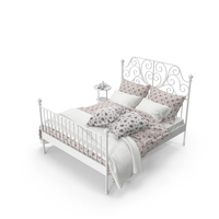 Wrought Iron Bed Set PNG & PSD Images
