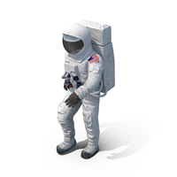 宇航员NASA太空服A7L PNG和PSD图像