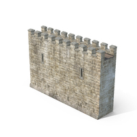 Castle Wall Section PNG & PSD Images