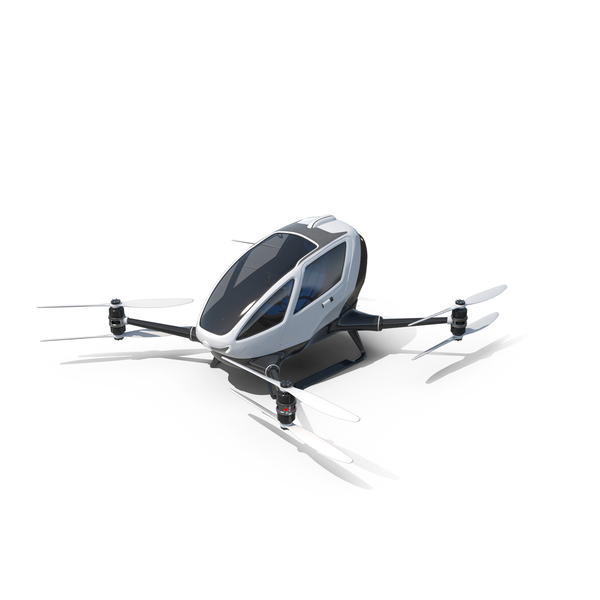 The Ehang 184 Single Passenger Drone PNG & PSD Images