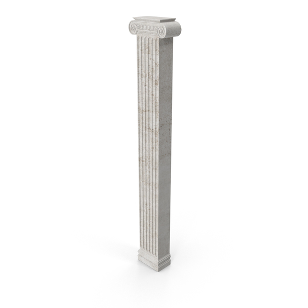 Ionic Pilaster  (Greco-Roman) PNG & PSD Images