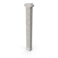 Ionic Pilaster  (Greco-Roman) PNG & PSD Images