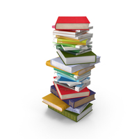 Short Stack of Books PNG & PSD Images