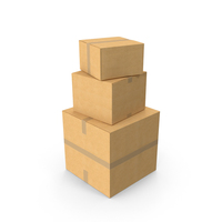 Cardboard box stack PNG & PSD Images