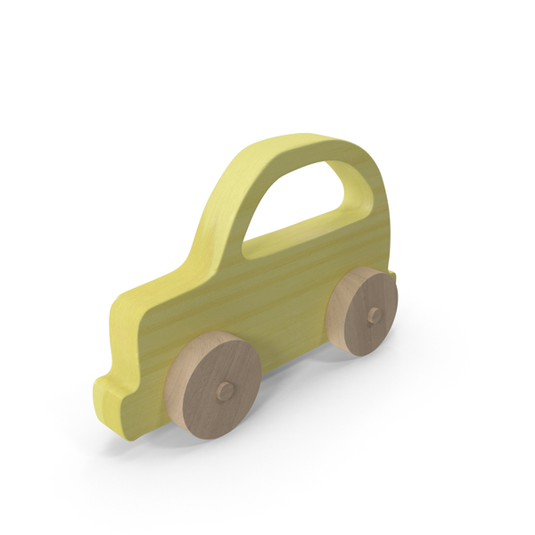 木制汽车玩具PNG和PSD图像