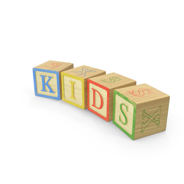 Kids Letter Blocks PNG & PSD Images