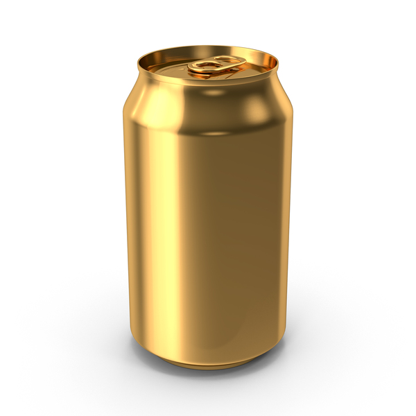 Generic Gold Can 355ml PNG & PSD Images