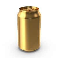 Generic Gold Can 355ml PNG & PSD Images