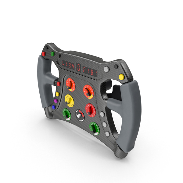 Formula One Car Style Steering Wheel PNG & PSD Images