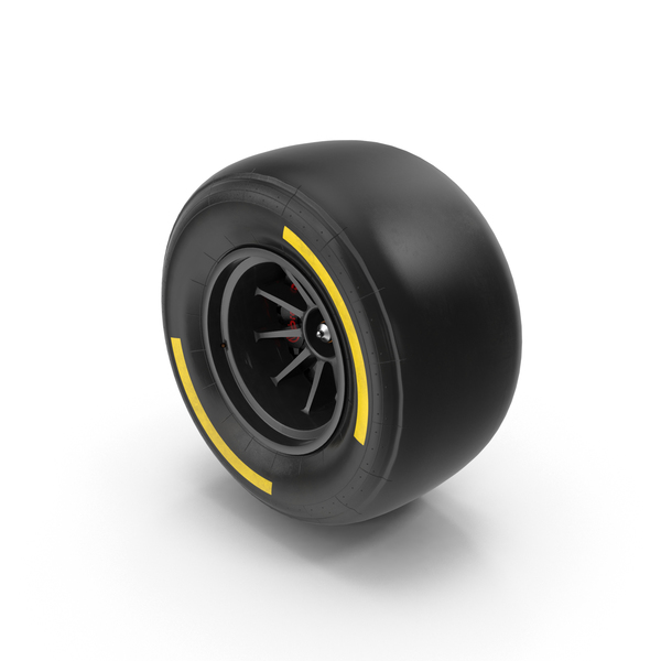Formula One Car Style Tire PNG & PSD Images