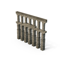 Greco-Roman Aqueduct Section PNG & PSD Images