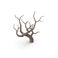 Low Poly Bare Tree PNG & PSD Images