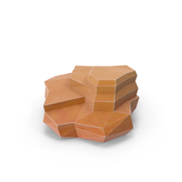 Low Poly Desert Rock PNG & PSD Images