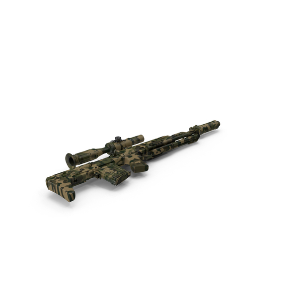 Russian Sniper Rifle Dragunov SVU PNG & PSD Images