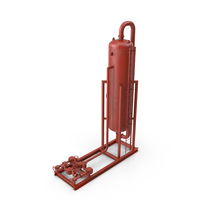Vertical Oil and Gas Separator PNG & PSD Images