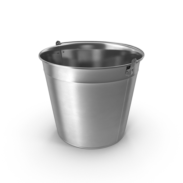Steel Garden Bucket PNG & PSD Images