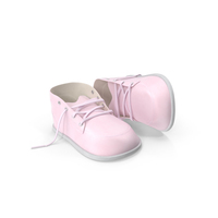 粉红色婴儿鞋PNG和PSD图像