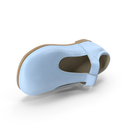 Blue Baby Shoe PNG & PSD Images