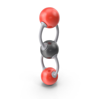 Carbon Dioxide Molecule PNG & PSD Images
